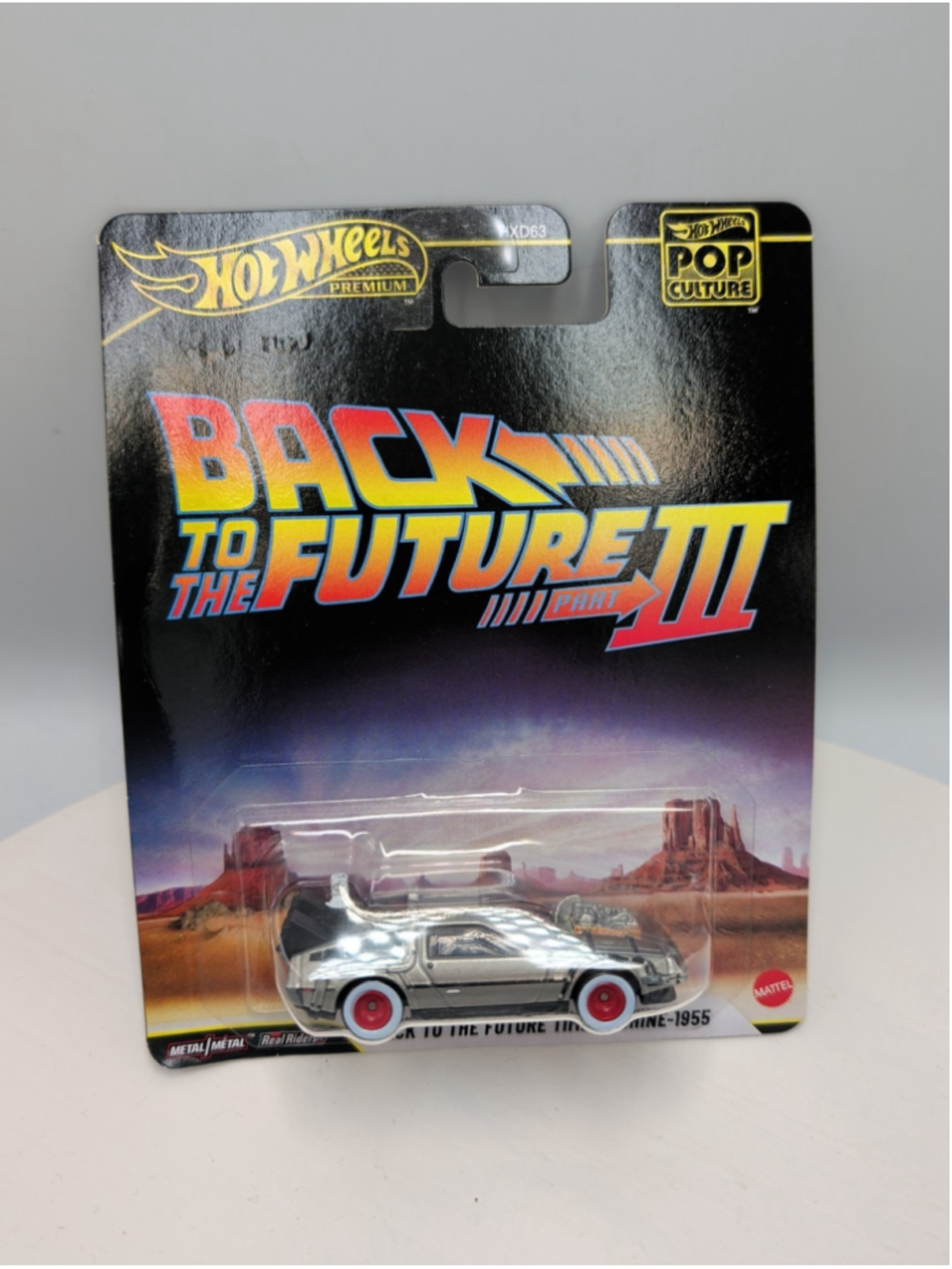 Hot Wheels Premium Pop Culture Back To The Future Part III BTTF Time Machine